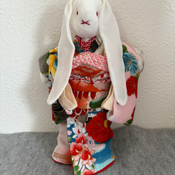 たれ耳うさぎさんの着せ替えセット　　0228 6枚目の画像