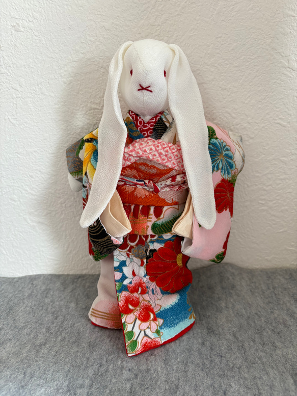 たれ耳うさぎさんの着せ替えセット　　0228 6枚目の画像