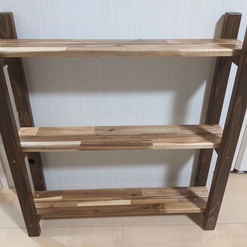 【奥行15cm】奥行狭い木製スリムラック［コミック　漫画　本棚　インテリア］ 奥行15cm】狭いスペースに置ける！木製スリムラック 本棚・絵本棚