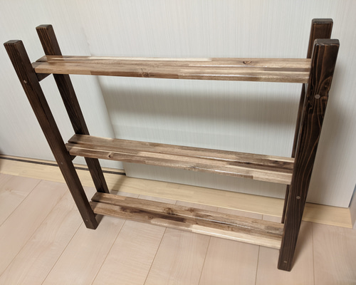 アン＆アンディ 木製スリム収納ラック トールペイント 50d9874cbb46f51b3ecfdef8e81a1c