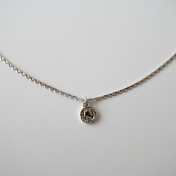 petite Lune レースネックレス　　コイン　メダル 9枚目の画像