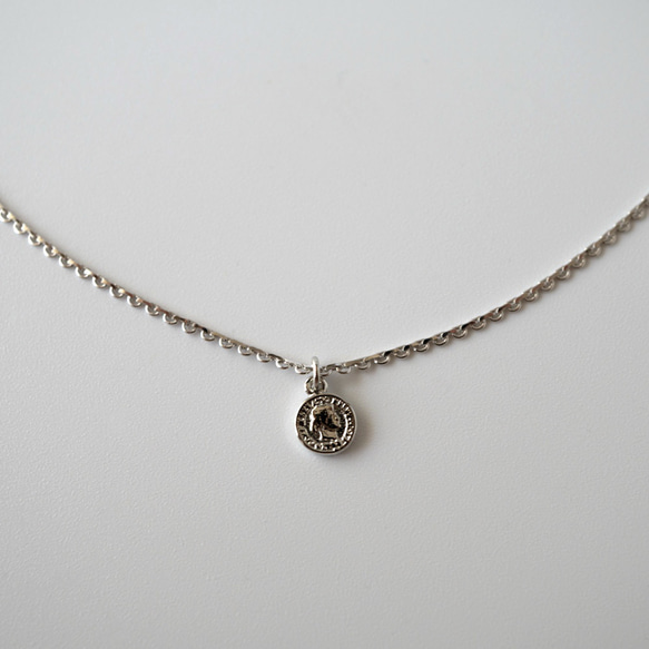 petite Lune レースネックレス　　コイン　メダル 9枚目の画像