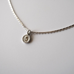 petite Lune レースネックレス　　コイン　メダル 1枚目の画像