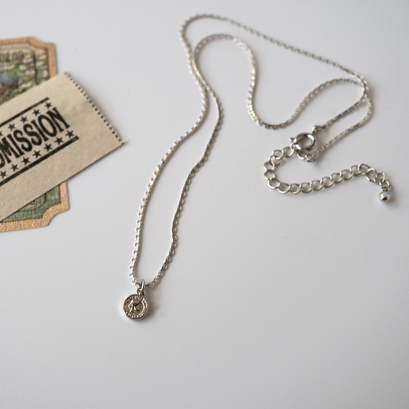 petite Lune レースネックレス　　コイン　メダル 10枚目の画像