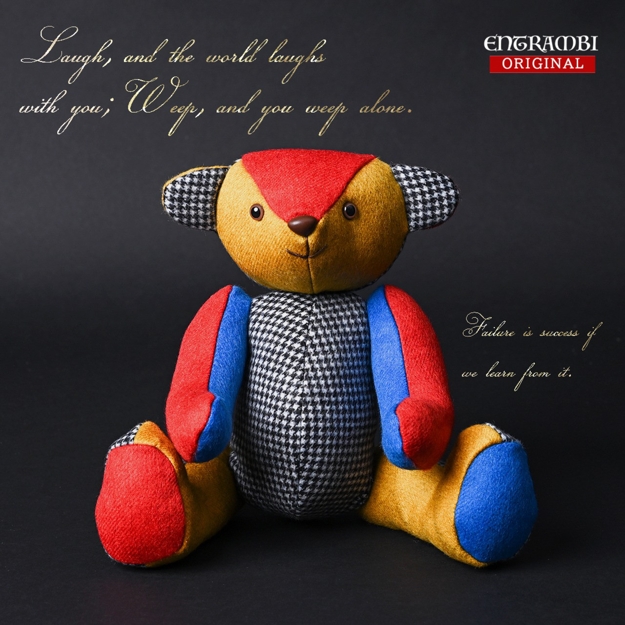 [ENTRAMBI] 限定 ウールカシミア テディベア 高級 コレクション メンズ レディース 日本製