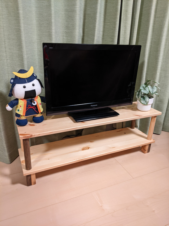 木製テレビ台 　角脚&丸支柱 91cmテレビラック　リビング インテリア　TV 木製テレビ台 角脚&丸支柱 91cmテレビラック リビング インテリア TV