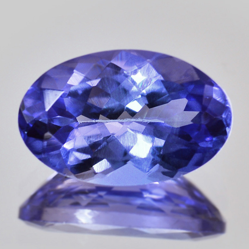 加工OK ソ付 0.966ct タンザナイト オーバル  ルース