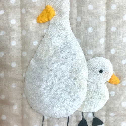 パッチワークタペストリーキット／牧場の風景のタペストリー／ 完成品