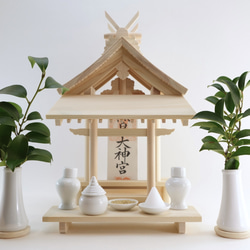 神棚《春日社》神具セット モダン コンパクト 御札立て 春日大社 春日