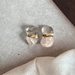 ローズクォーツ ピアス（スタッド・一粒） の人気通販｜Creema