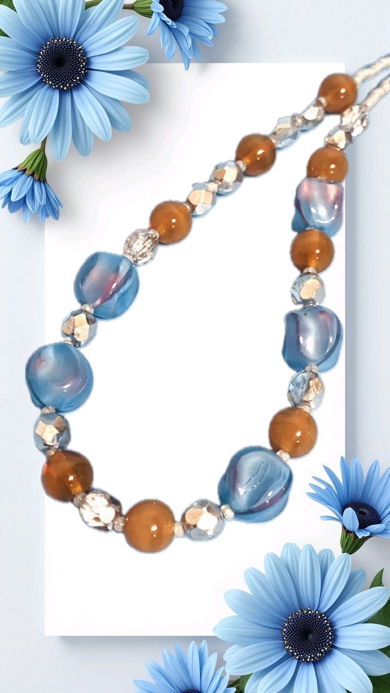 ヨーロッパビーズネックレス