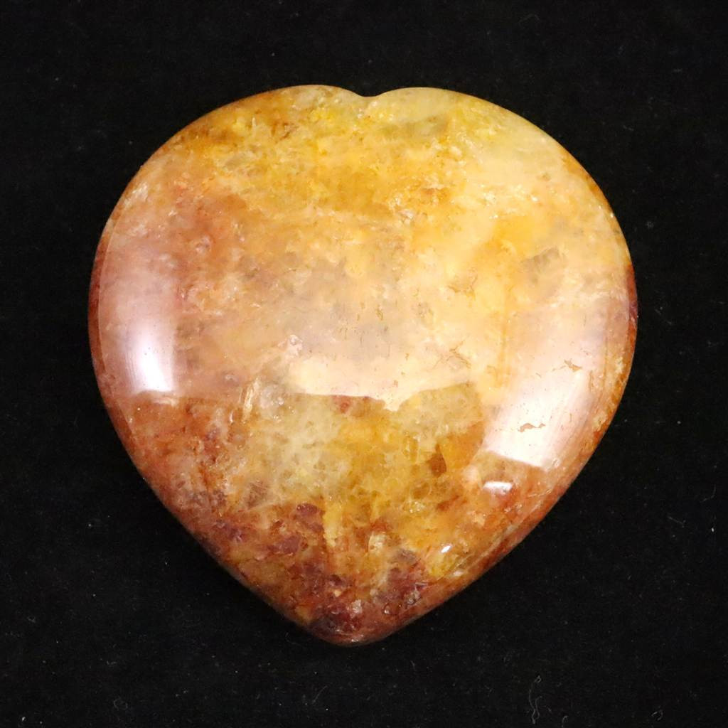 H&E社 ヒマラヤレッドゴールドアゼツライト  60mmハート   93.4g #94258