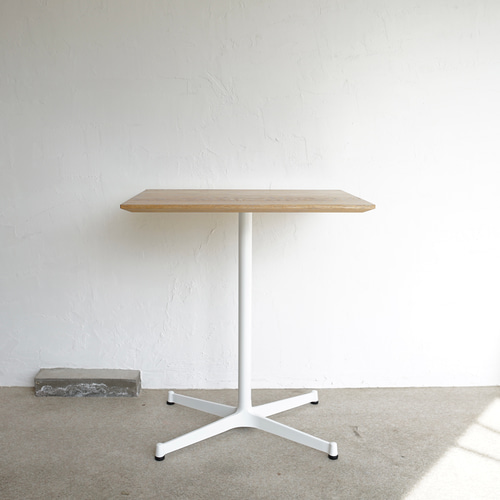 70cm×50cm/オーク無垢/カフェテーブル/高さ指定可/脚カラー選択/OAK
