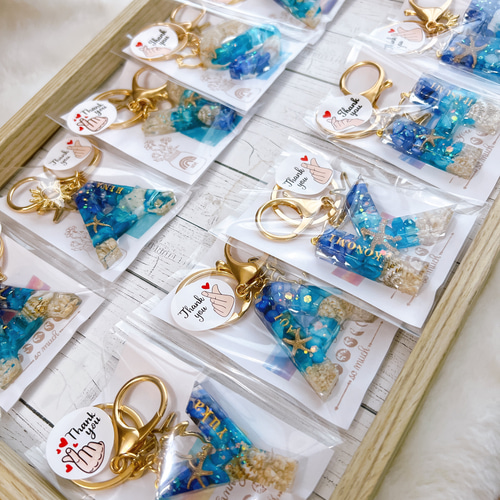 ♡NK♡海のイニシャルキーホルダー 浜辺の夜空 ♡NK♡海のイニシャルキーホルダー 浜辺の夜空