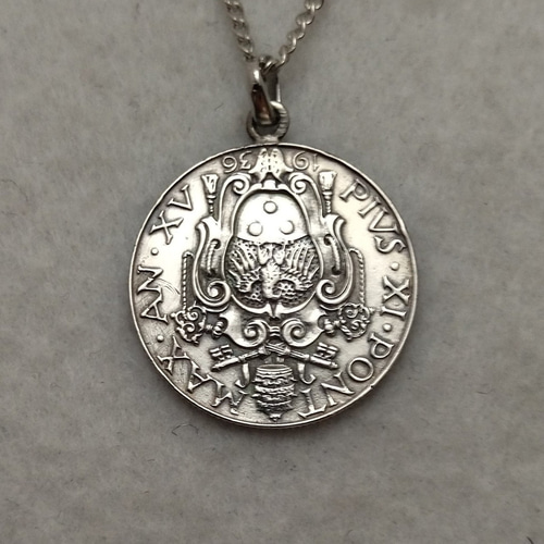 大天使ミカエル　 バチカン市国のネックレス　 着けっ放しOK 大天使ミカエル バチカン市国のコインネックレス 着けっ放しOK