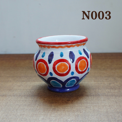 鉢カバー 8cm マヨリカ焼き シチリアnuova イタリア陶器