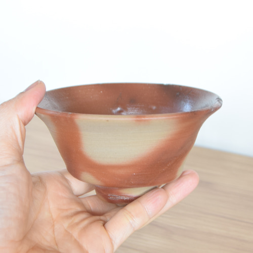 備前焼 ひだすき 茶碗】送料無料 茶碗・めし碗 岡山陶器工房Sai