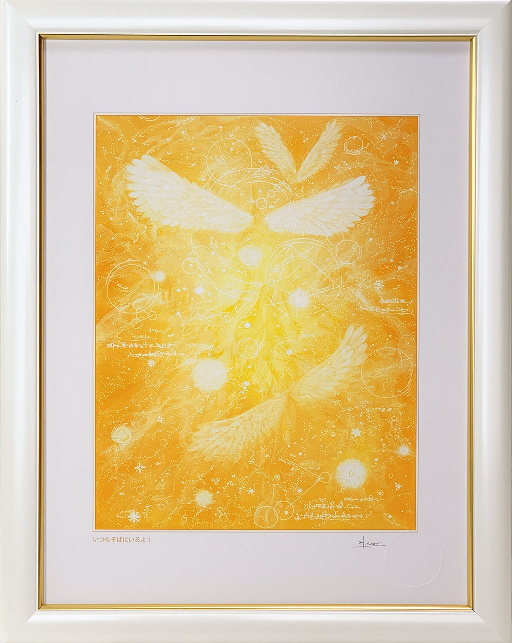 a*a様 冬の天使のそりあそび　　絵画原画 冬の天使のそりあそび　　絵画原画 a*a様