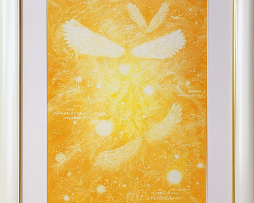 ヒーリングアート 天使画『いつもそばにいるよ』スピリチュアル