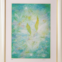 龍神パステルアート～あ、光の渦～ パステル画の龍の絵 絵画