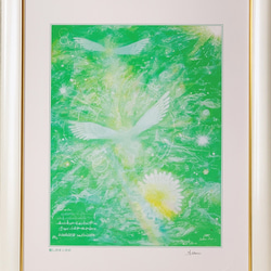 ヒーリングアート 原画 レムリアの癒し 水のエレメント 絵画