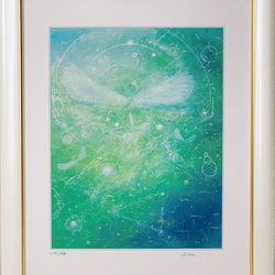 ヒーリングアート 原画 レムリアの癒し 水のエレメント 絵画