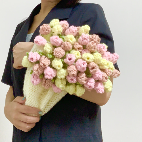 受注制作】花束ブランケット クッション・クッションカバー yu_けいと