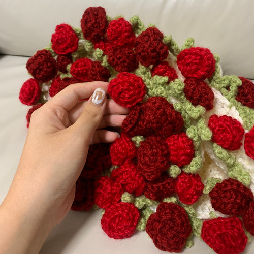 受注制作】花束ブランケット クッション・クッションカバー yu_けいと