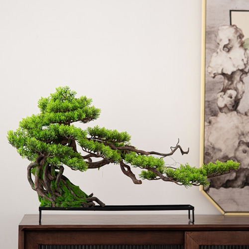 インテリア 観葉植物 大きい 盆栽 松 人工盆栽 フェイクグリーン