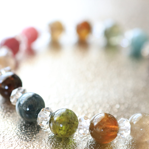 トルマリン宝石質美麗多彩な色彩約8.7〜9.2ミリ