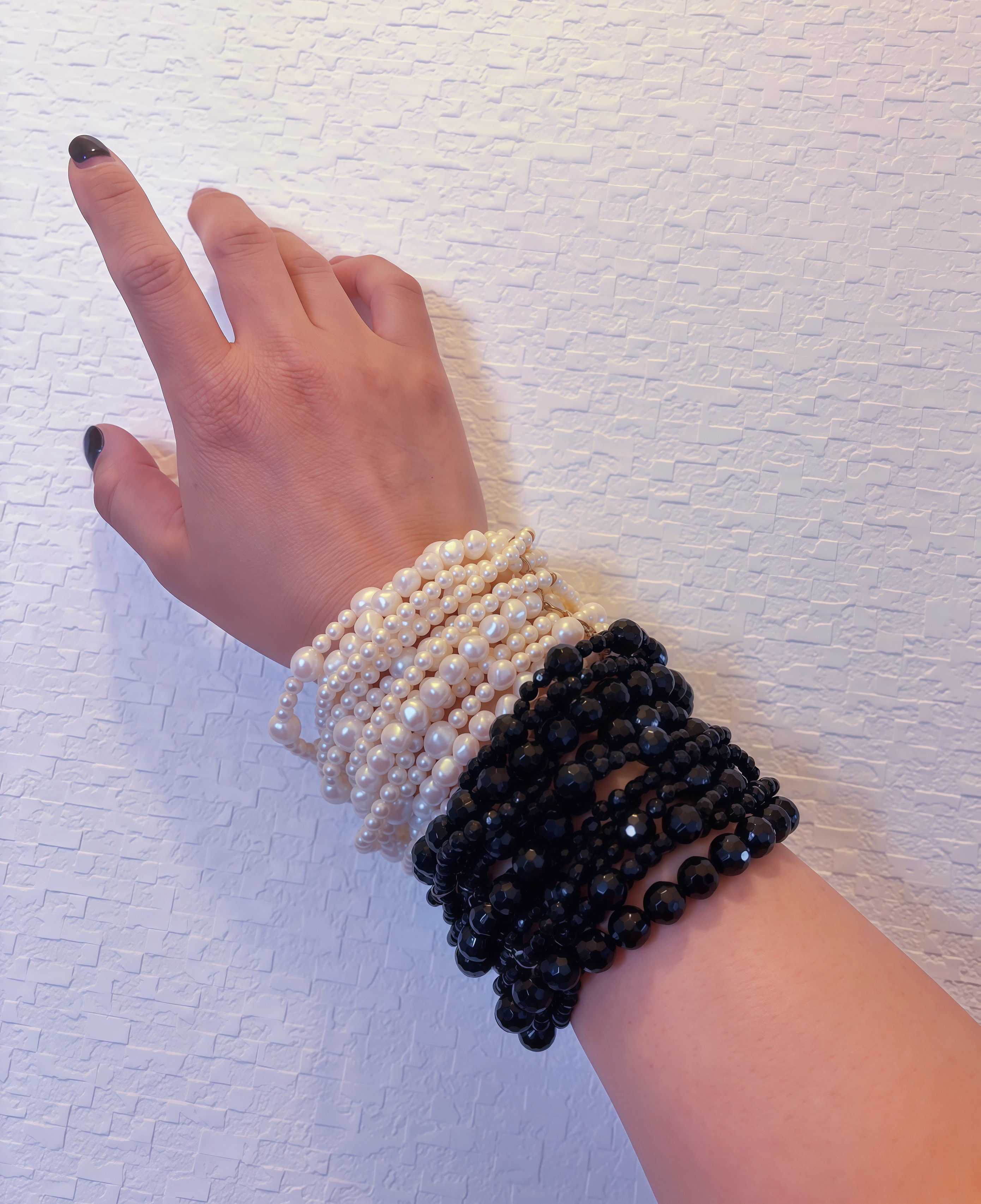 送料無料　13連　贅沢ブレスレット　2色