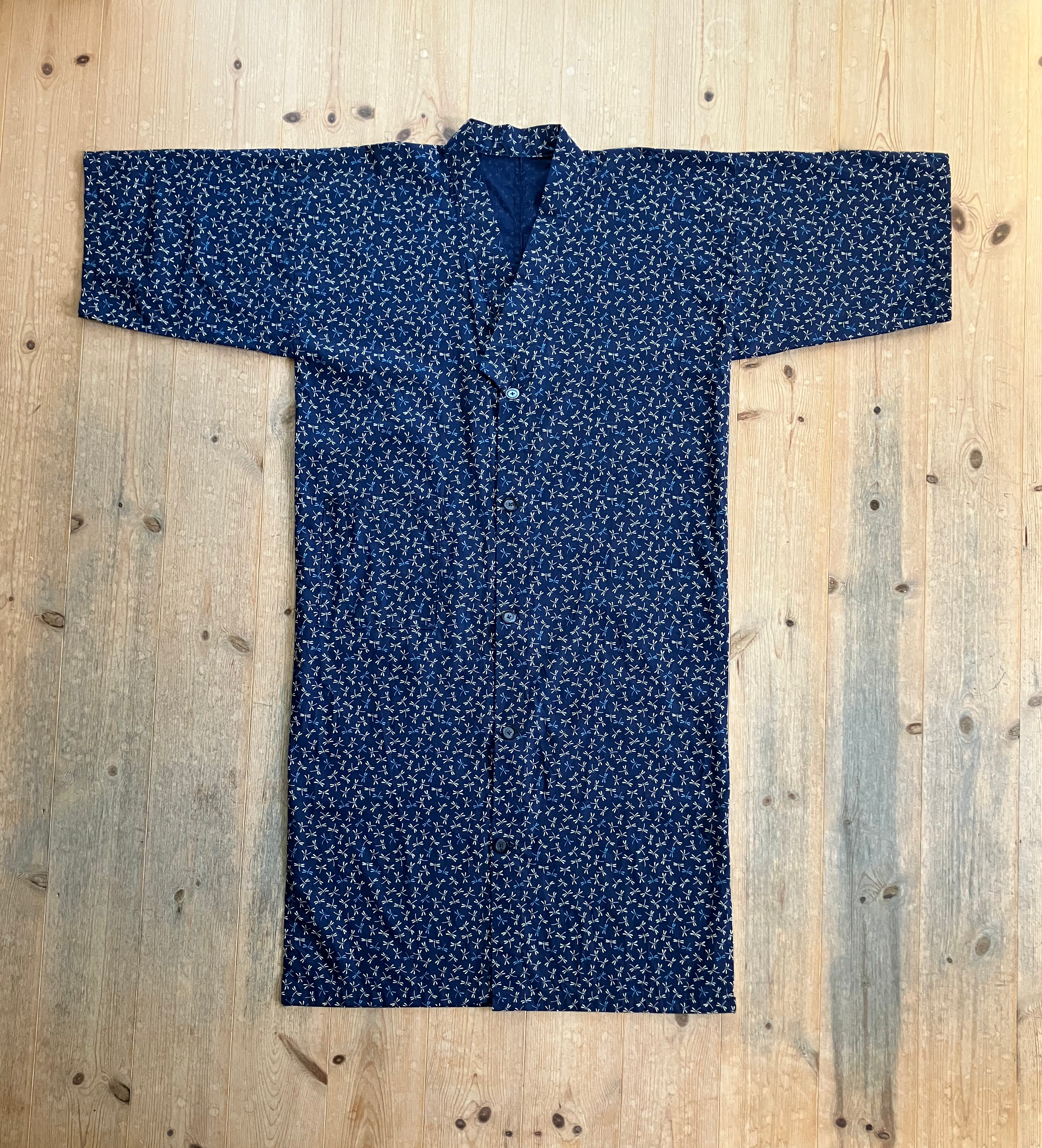 メンズアッパッパー - とんぼ柄