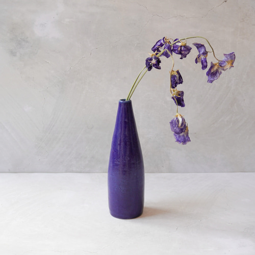瑠璃色のフラワーベース 一輪挿し・花瓶・花器 BOOKMARK 通販
