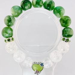 アイリスクォーツ＆アメジスト(ハート)】内径約15cm 浄化済み