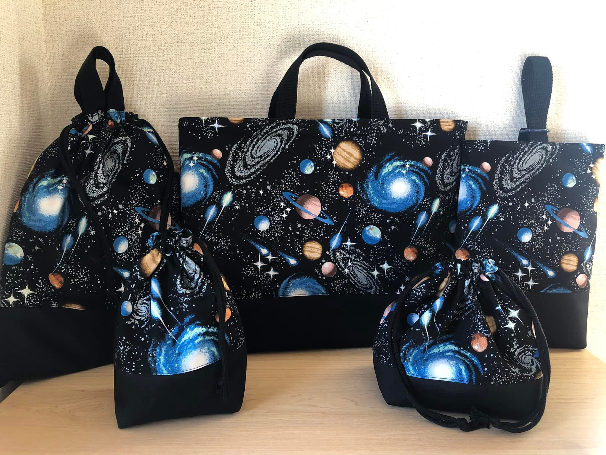 No.24 【宇宙柄】 ★入園 入学の5点セット★