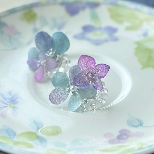 紫陽花イヤリング/ピアス♡オーダーページ 1_fa6b7e4cb356df3dfc4bc3fa4d83
