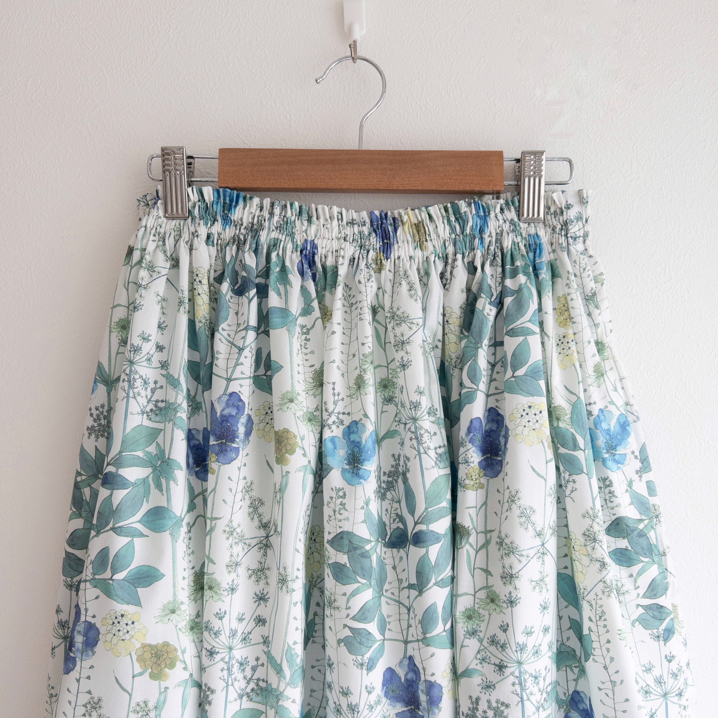 《丈が選べる》イルマ　ギャザースカート 　リバティ