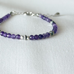 10月誕生石 小粒のピンクトルマリンブレスレット ブレスレット KIOKU