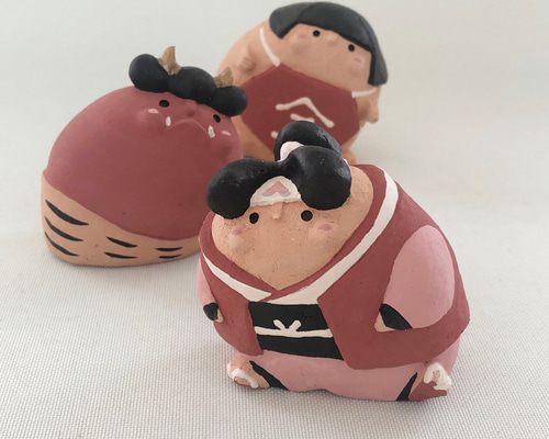 受注制作] 5月人形 桃太郎さん（素焼き 置物） その他置物 okara.bo