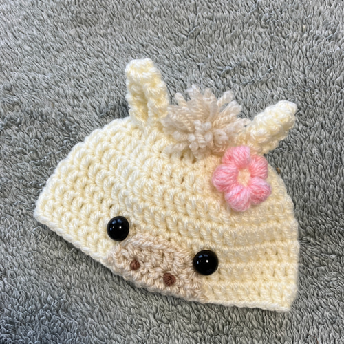 2026年午年♡馬の帽子♡新生児用帽子♡ニューボーンフォト♡干支帽子