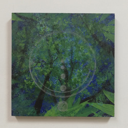 深淵にみる希望 / 抽象画 額縁セット 53×44㎝ 原画1点のみ モダンアート プリマの憂鬱 / 抽象画 キャンバス 33×24㎝ F4 原画のみ モダン