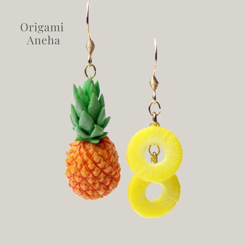こだわりのまるごとパイナップル&カットパイナップル ミニチュアアート