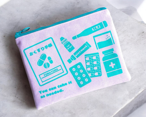 お薬手帳ケース ピンク&紫 エクレボ exrevo 母子手帳ケース お薬手帳 通帳ケース マルチ