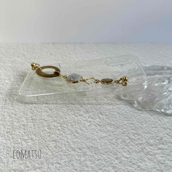 ［全機種対応］Classicalエレガント ハンドホルダー付きスマホケース 落下防止ベルトストラップ付きスマホカバー 5枚目の画像