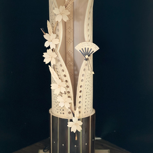 ハンドメイド 竹照明「桜の舞」 木材・板 小利造 通販 19279675