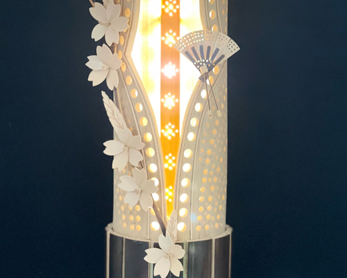 ハンドメイド 竹照明「桜の舞」 木材・板 小利造 通販 19279675