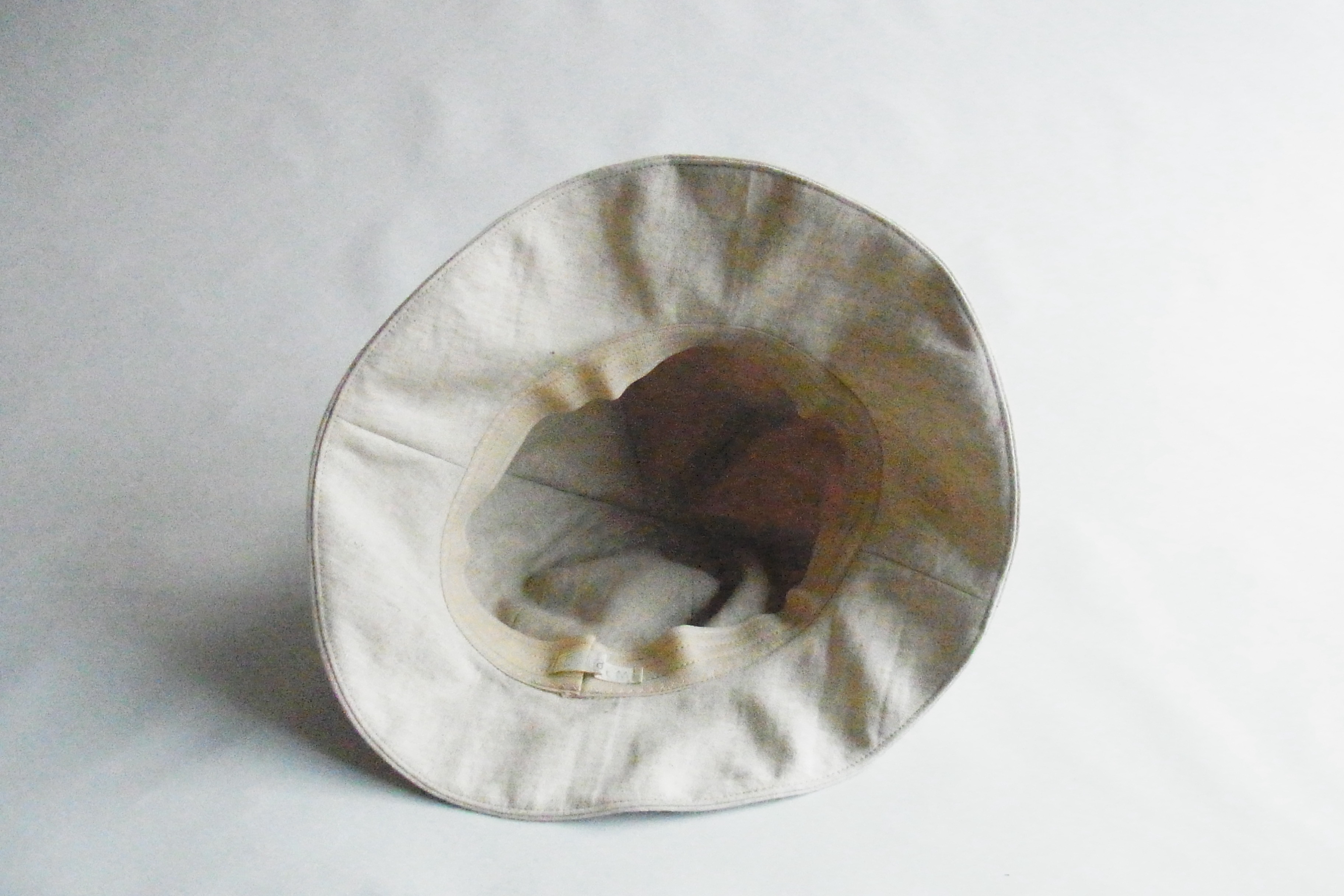 【手織り】リネン6枚はぎクロッシェ