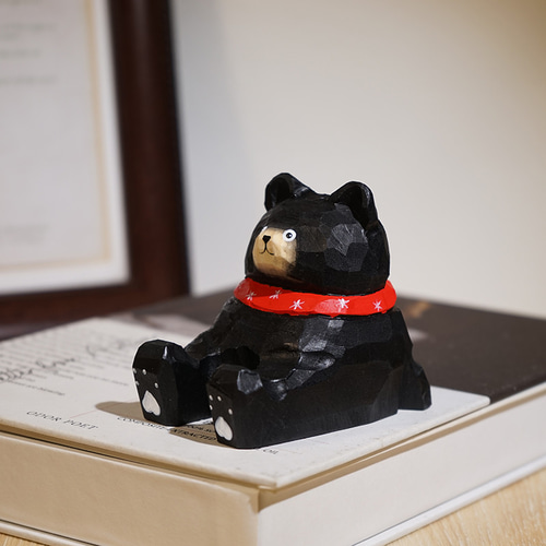 働物/実木/手彫/置物/木彫/鈴/1セット 働物/実木/手彫/置物/木彫/鈴/1