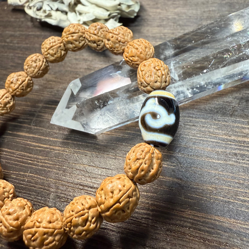 女性の守り神』☆ 緑度母天珠 ☆グリーンターラ☆菩提樹