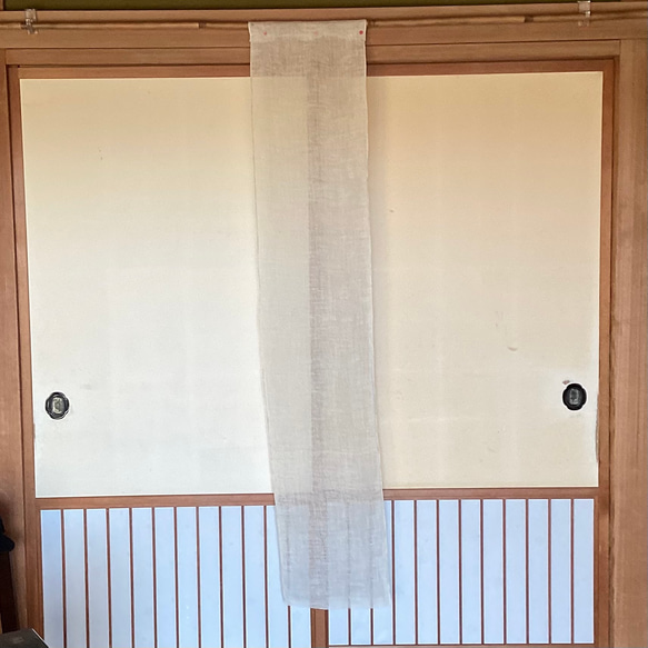 古布　蚊帳　生成り　(白に近い)　(3) 2枚目の画像